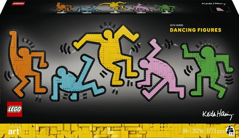LEGO Art Keith Haring - Dancing Figures 31216