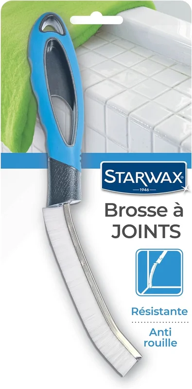 STARWAX Ergonomic Grout Brush Nylon Fibres