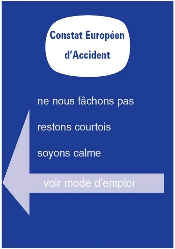 HABILL-AUTO Set of 10 Accident Accident Reports - All Insurances France and Europe