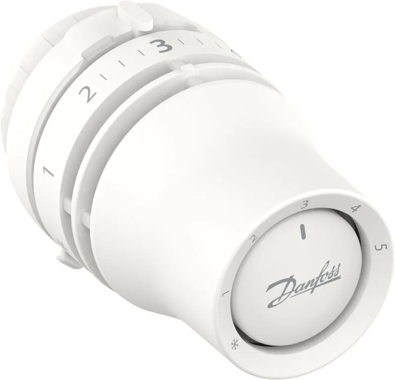 Danfoss Redia RA Click Thermostatic Radiator Valve with Liquid Filled Thermostatic Bellows and Integrated Sensor