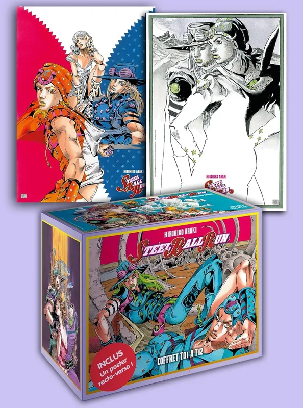 Jojo's - Steel Ball Run - Coffret T01 à T12      Hardcover – Illustrated, 4 Dec. 2024