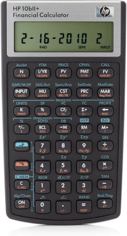 HP HP10bII+ Calculatrice financière