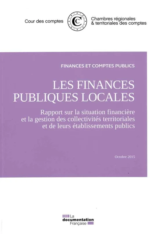 Les finances publiques locales