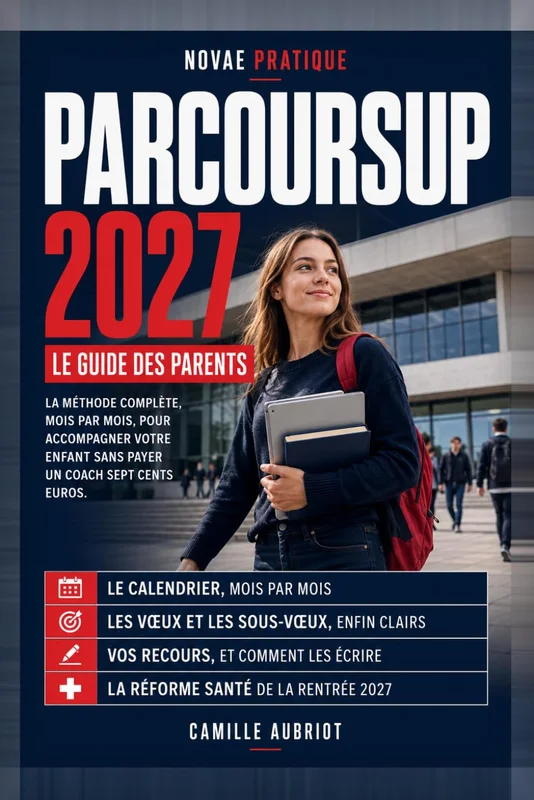 Parcoursup 2027: Le guide des parents : la procédure mois par mois, les vœux et les sous-vœux enfin clairs, vos recours, 38 outils et 6 modèles de courriers