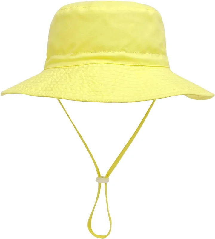 Baby Kids Adjustable Sun Hat Sun Protection UPF 50+ Beach Cap for Toddler Boys Girls