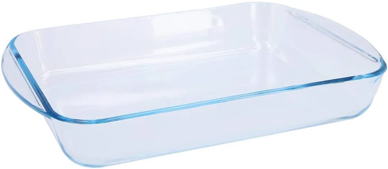 PYREX Cook & Enjoy Lasagne Dish Rectangular Borosilicate Glass 35 x 23 cm 2.7 L Compatible with Ovens, Dishwashers, Fridges, Freezers, Made in France