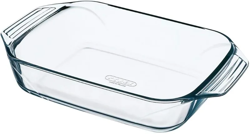 Pyrex - Irresistible - Rectangular Glass Baking Dish, Transparent, 31 x 20 cm