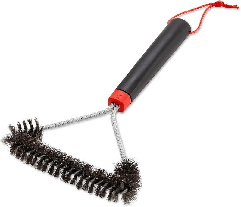 Weber Barbecue Grill Brush with Three Sides 30 cm