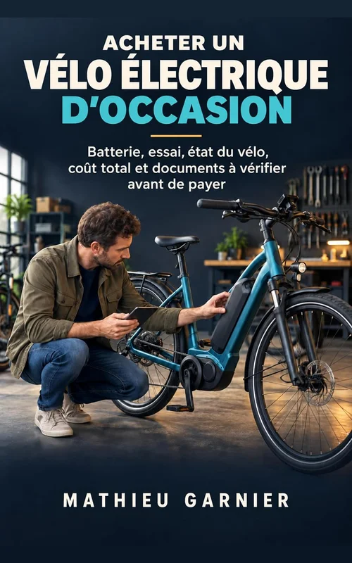 Acheter un vélo électrique d’occasion: Batterie, essai, état du vélo, coût total et documents à vérifier avant de payer