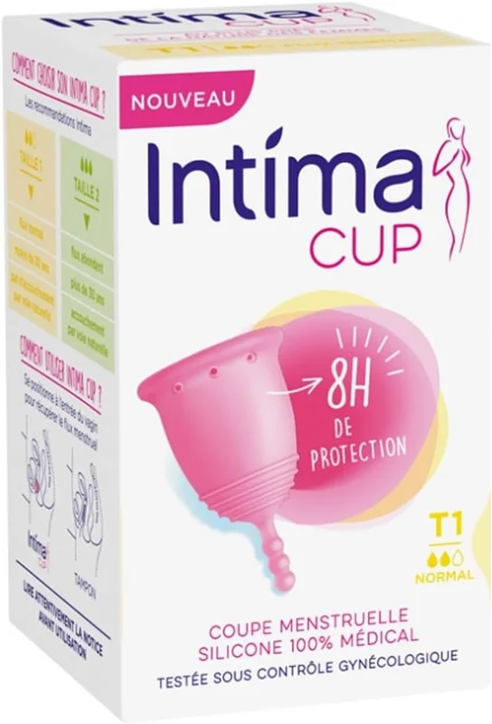Intima Cup - Coupe Menstruelle Taille 1 - Protection et Confiance - Flux Régulier