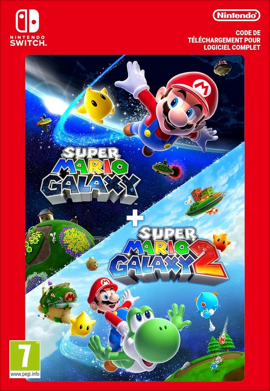 Super Mario Galaxy + Super Mario Galaxy 2 Standard | Nintendo Switch – Code jeu à télécharger