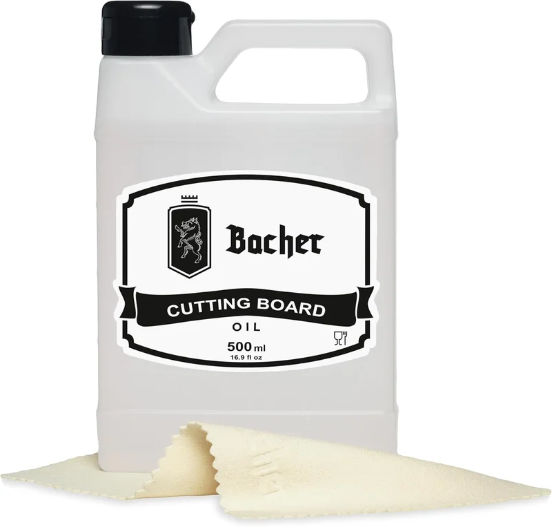 Bacher Mineral Food Oil for Wooden Chopping Board – 500 ml