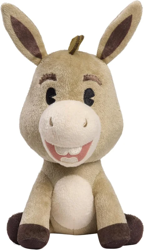 Shrek Medium Donkey Plush 20 cm, Ultra Soft Material, Toy for Children from 2 Years – Just Play, Multi Colour