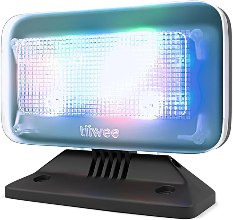 tiiwee PowerPlus TV Presence Simulator – 24 LEDs – Complete with AC Adapter – Television Simulator – TV Simulator