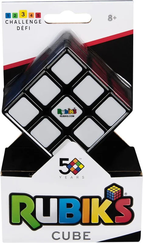 Rubik's Rubiks Cube 3x3 Puzzle Game for Adults and Children – Original Colour Matching Puzzle – Problem Solving Puzzle – Children's Game Age 8+